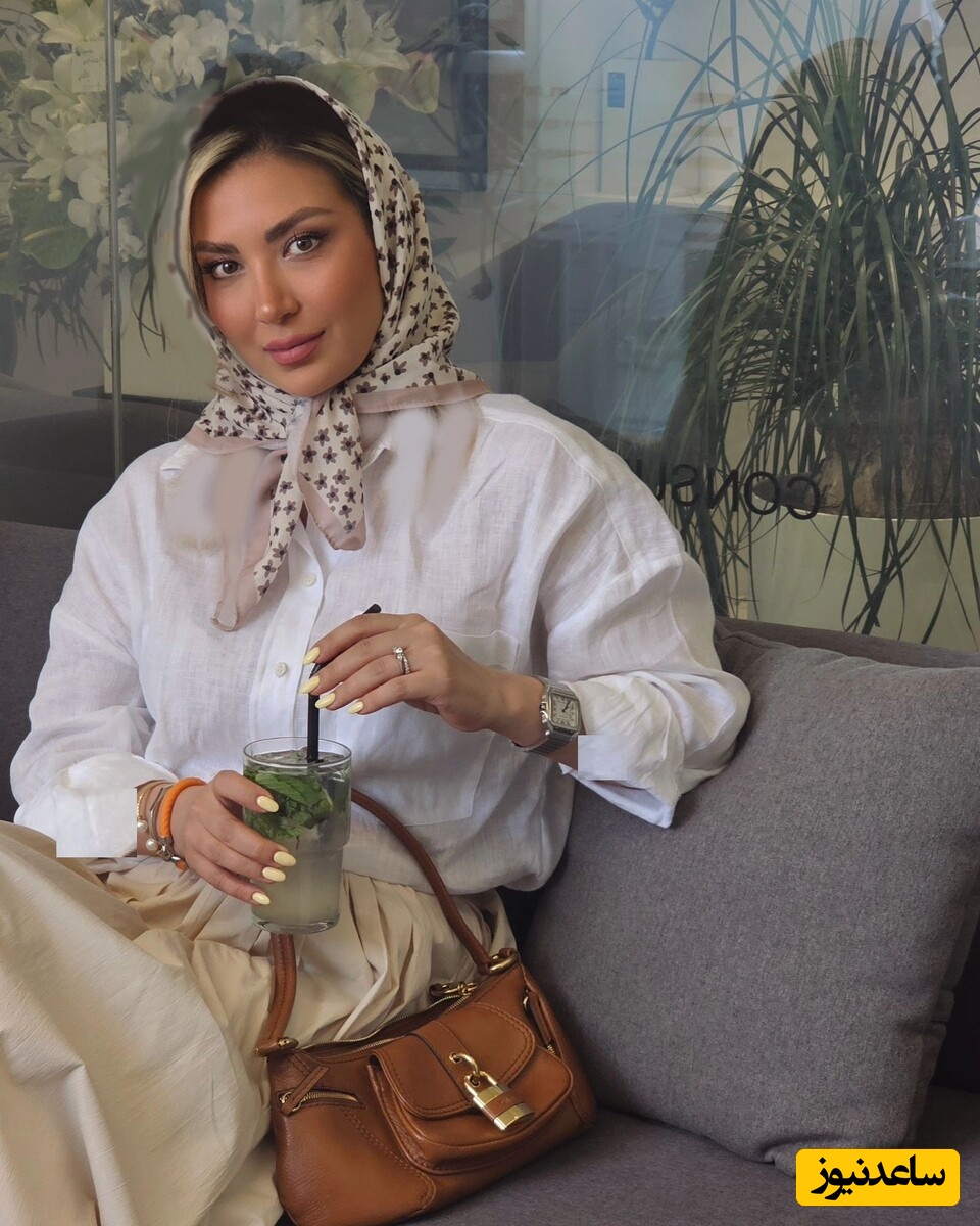 استایلی خنک و خاص از مینا مختاری؛ ایده‌ای شیک برای تابستان/وقتی همسر بهرام رادان با یک استایل خاص دل‌ها را برد!