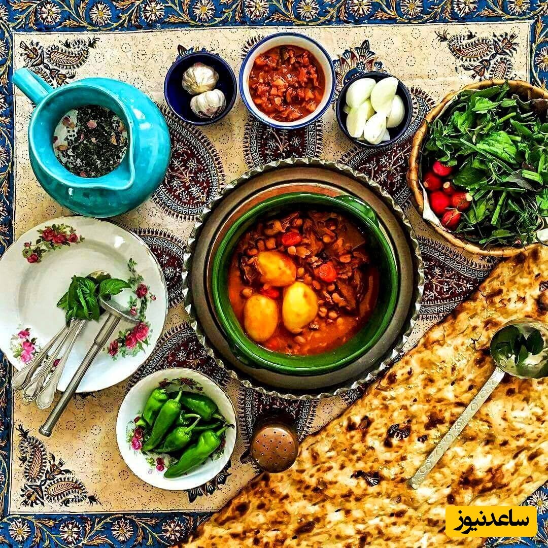 طرز تهیه آبگوشت دوپیازه به روش سنتی و قهوه خانه ای/ غذای کهن ایرانی با طعم و عطر اصیل