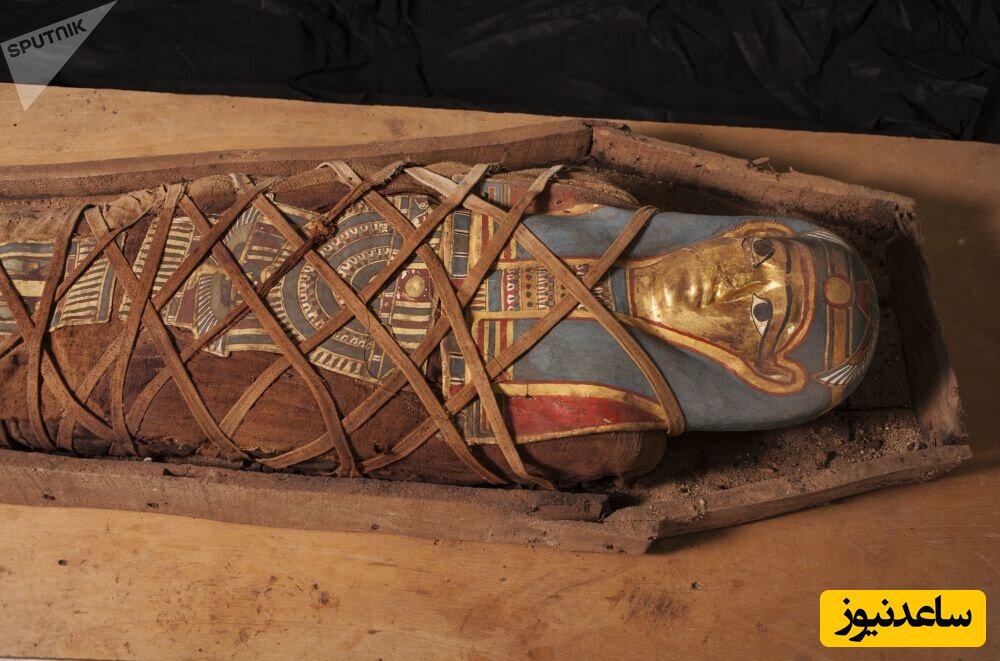 کشف جدید جسد یک مومیایی طلایی شگفت انگیز 2000 ساله در گورستان مصر+تصاویر