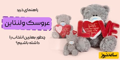 راهنمای خرید عروسک ولنتاین چطور بهترین انتخاب را داشته باشیم؟