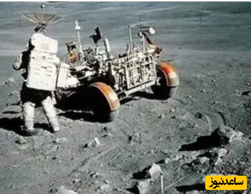 عکس خانوادگی یک فضانورد که روی ماه جا ماند
