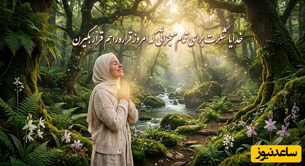 شکرگزاری صبحگاهی / خدایا شکرت برای یک فرصت 24 ساعته‌ی جدید، برای نفسی که می‌کشم و برای تمام معجزاتی که امروز قراره سر راهم قرار بگیرن. من آماده‌ام../ شکرگزاری امروز 3 خرداد 1405+ ویدئو