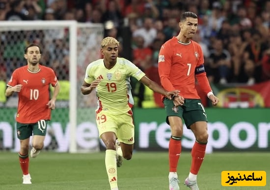 فیلم / تمسخر رونالدو توسط یامال / بی ادبی ستاره نوظهور به ستاره درخشان فوتبال جهان