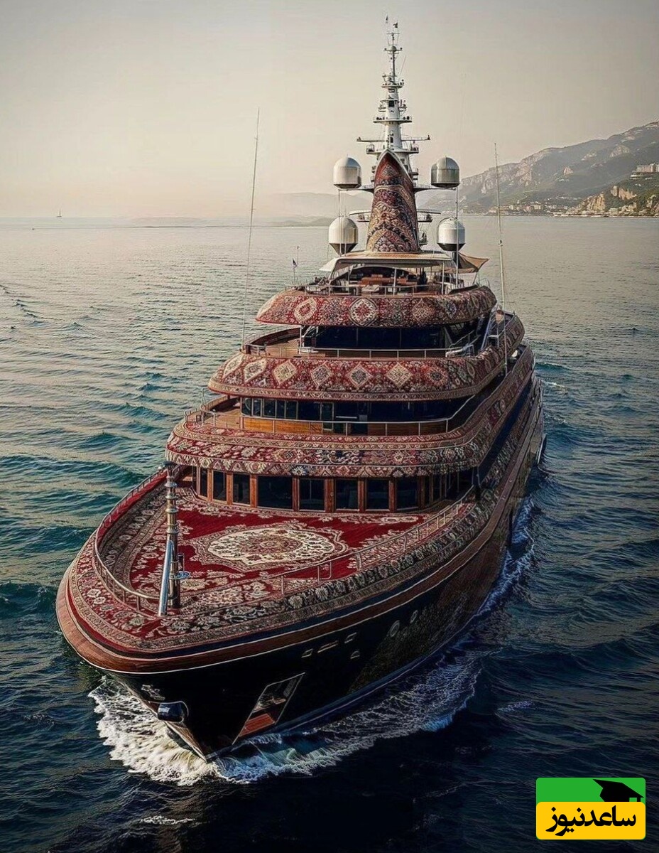 فرش ایرانی درکشتی