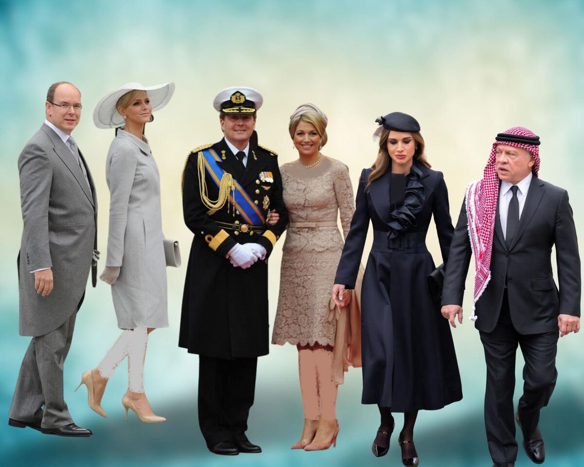 مشهورترین زوج‌های سلطنتی جهان در مراسم تاجگذاری شاه چارلز سوم +عکس