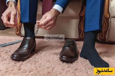 این شما و این مد جدید عروسی؛ جوراب دامادی که پایان مجردی را اعلام می‌کند/ هشدار: دیدن این تصویر برای مجردها توصیه نمی‌شود!+عکس