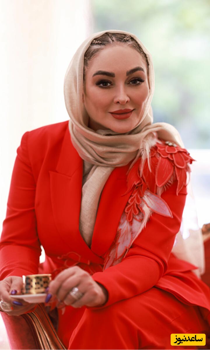 میکاپ غلیظ اما جذاب و زیبای الهام حمیدی غوغا کرد!