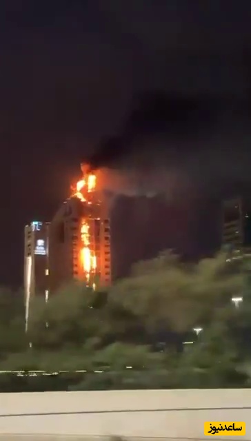 امشب آسمان خراش های کویت طعم موشک های مارا چشیدند/ نمایی زیبا از کباب شدن آمریکایی ها در این برج  را ببینید+ ویدیو