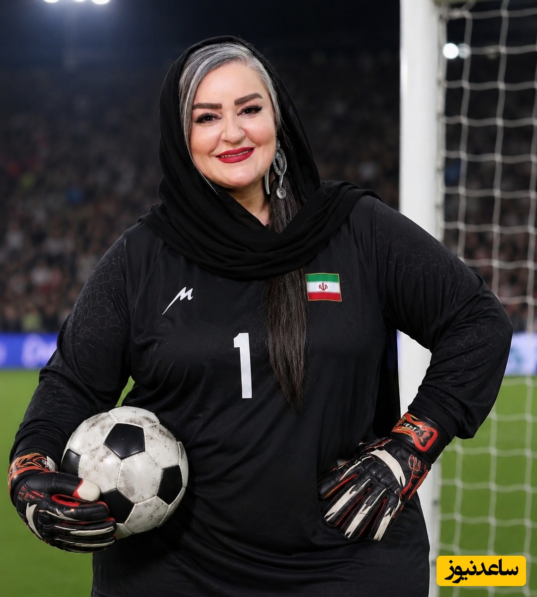 مسی و رونالدو هم که باشی محاله بتونی به  این دروازه بان گل بزنی/ یادی کنیم از دوران اوج فوتبال نعیمه نظام دوست در کوچه های خاکی+فیلم