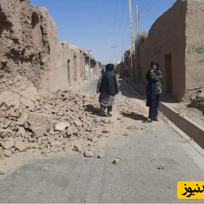 (فیلم) صحنه ای دردناک از حجم خرابی ها در زلزله هرات در افغانستان