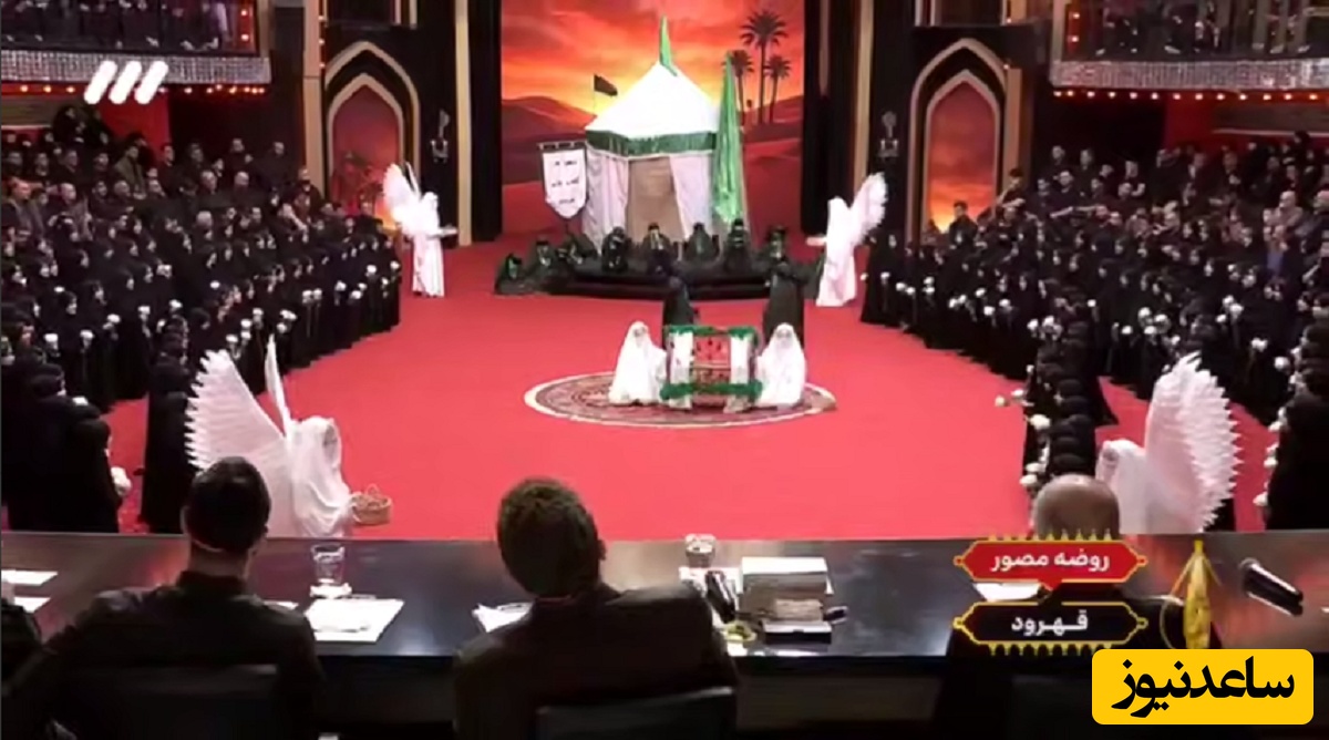 (فیلم) سرود فوق العاده احساسی دختربچه ها برای حضرت علی اصغر در حسینیه معلی که دل سنگ را آب می‌کند + گریه بی وقفه داوران حسینیه معلی ...