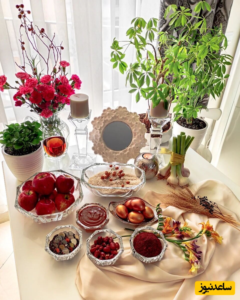 سفره هفت سین گلمور و لاکچری