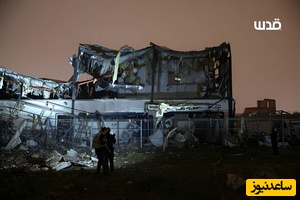 بینید| موشک‌های ایران، یک کارخانه پهپادسازی اسرائیل را منهدم کرد+ ویدیو