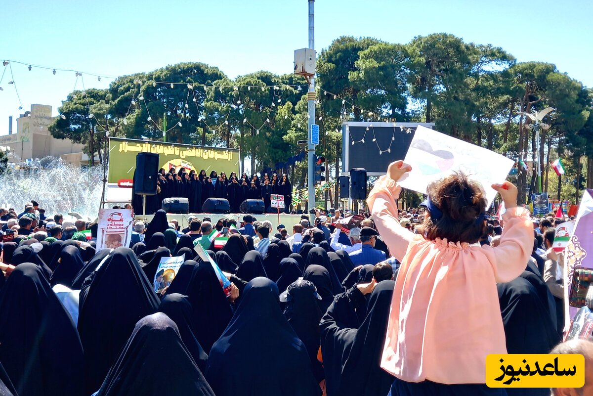 خروش ماندگار مردم نجف آباد در روز قدس