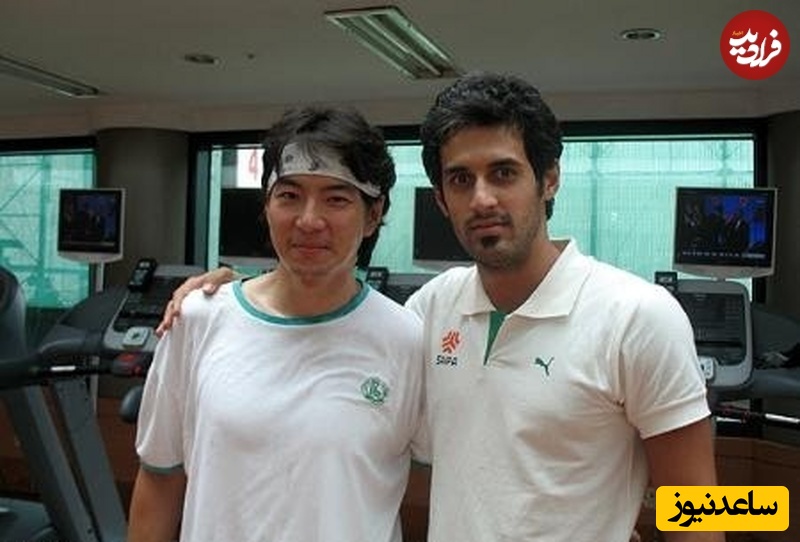  جومونگ» با والیبالیست‌های تیم سایپا