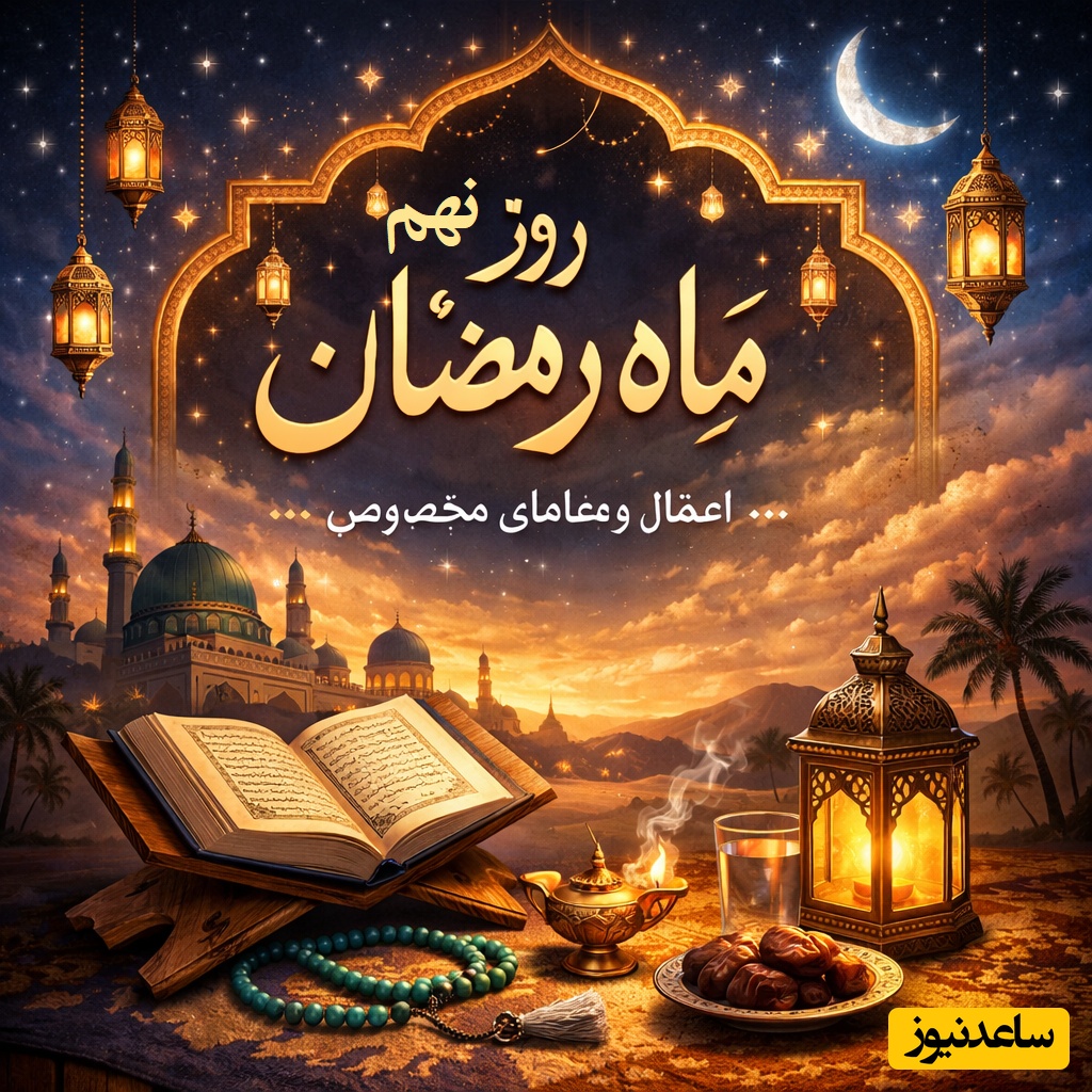 اعمال و فضیلت‌های روز نهم رمضان + تلاوت جزء 9 قرآن کریم به همراه معنی / امروز این دعا را از دست ندهید + ویدئو