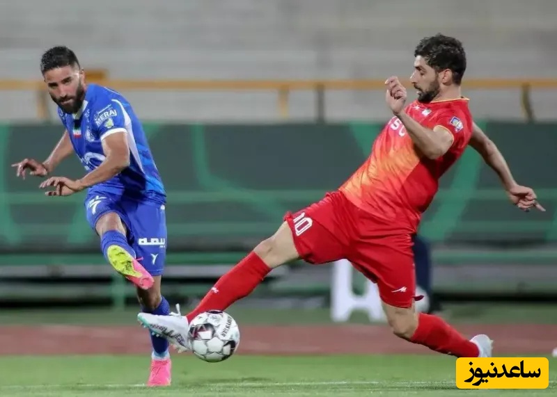 سوپرگل زیبا و هوش پران مهاجم جوان استقلال با اشتباه مهلک علی نعمتی/ فولاد خیلی بد باخت+فیلم