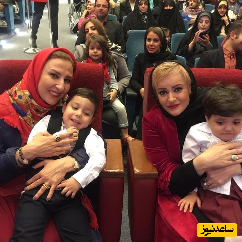 نعیمه نظام دوست برای اولین بار در اکران سریال آرزوهای چپکی از نوزاد ناتنی اش رونمایی کرد! بچمه بچممم!😍