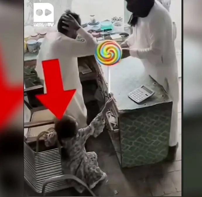 بازدید میلیونی فیلم عجیب‌ترین لحظه سرقت که معصومیت یک دختر بچه که دزد مسلح را شرمنده کرد+ فیلم