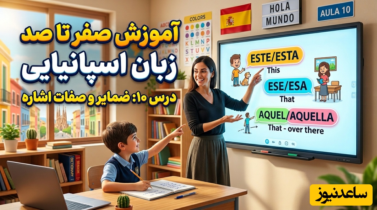 آموزش صفر تا صد زبان اسپانیایی؛ درس 10: ضمایر و صفات اشاره