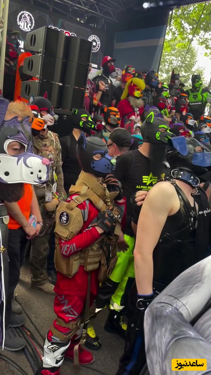 (ویدیو)‌ سگ شدن آلمانی‌هارا ببنیید!/ویدیو وایرال شده از تجمع آلمانی‌هایی که می‌خواهند سگ شوند...