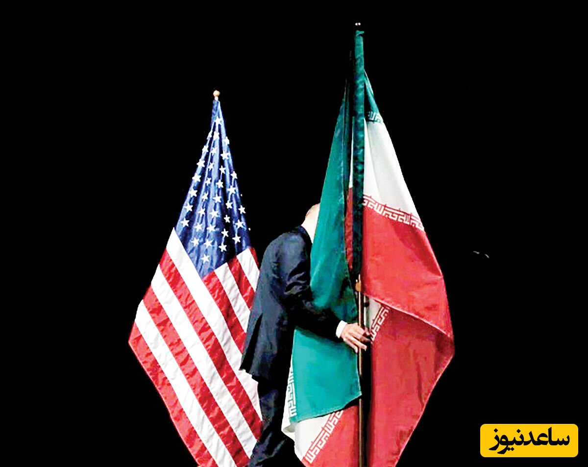 پرچم ایران و آمریکا