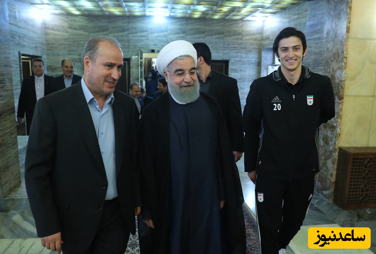 روزی که ستاره های تیم ملی فوتبال برای گرفتن عکس دونفره با رئیس جمهور صف بستند: از خنده های از ته دل سردار آزمون تا شیطنت علی بیرو +تصاویر