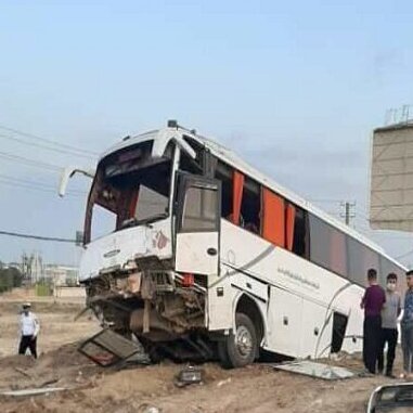 تصادف اتوبوس زائران ایرانی در جاده سامراء