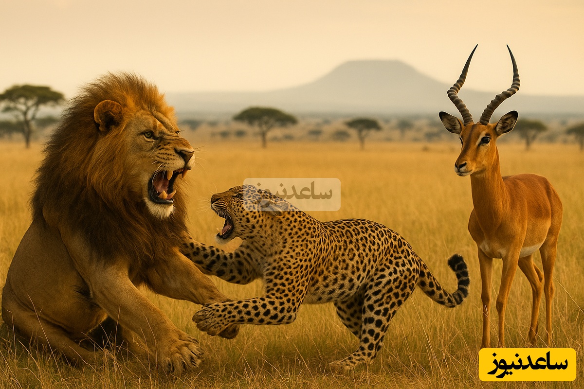 حیات وحش ؛ مستند حیات وحش حیوانات/ شیر ، پلنگ ، ایمپالا