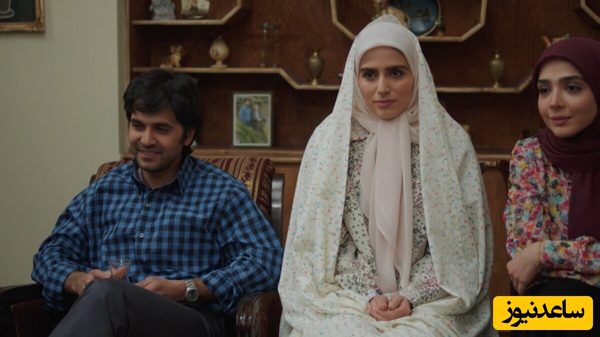 تصویری از پشت صحنه ماه عسل عاشقانه احسان و طاهره سریال لحظه گرگ و میش
