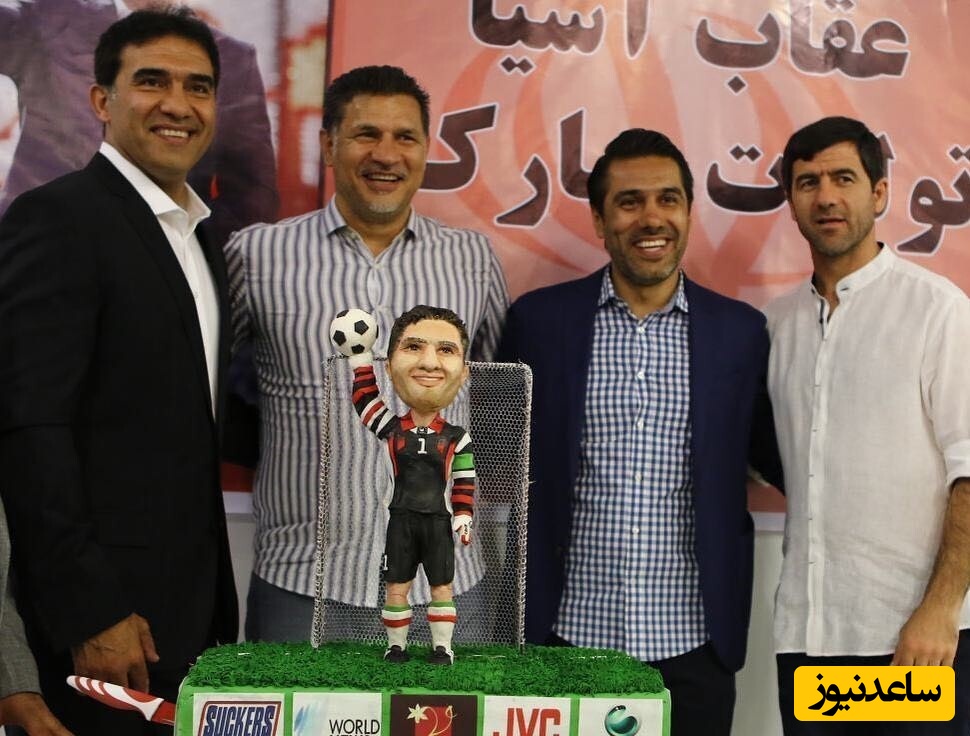 کیک تولد احجمدرضا عابدزاده