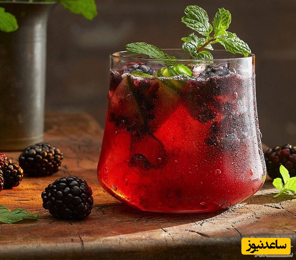 طرز تهیه شربت شاه توت