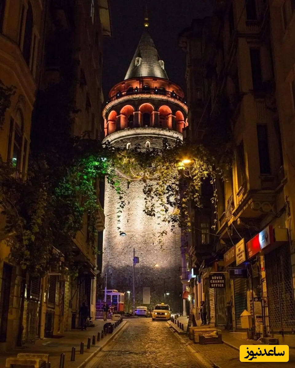 خلاقیت تحسین برانگیز شهرداری ترکیه با نمایش خیره‌کننده روی برج گالاتا برای سرگرم کردن مردم در خیابان + ویدئو