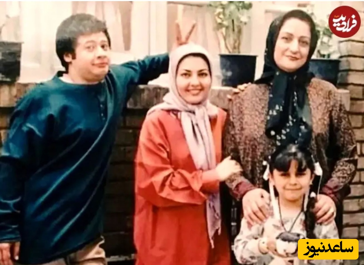 «آناهیتا همتی و علی صادقی» در پشت‌صحنه «خانه به دوش»؛ 22 سال قبل