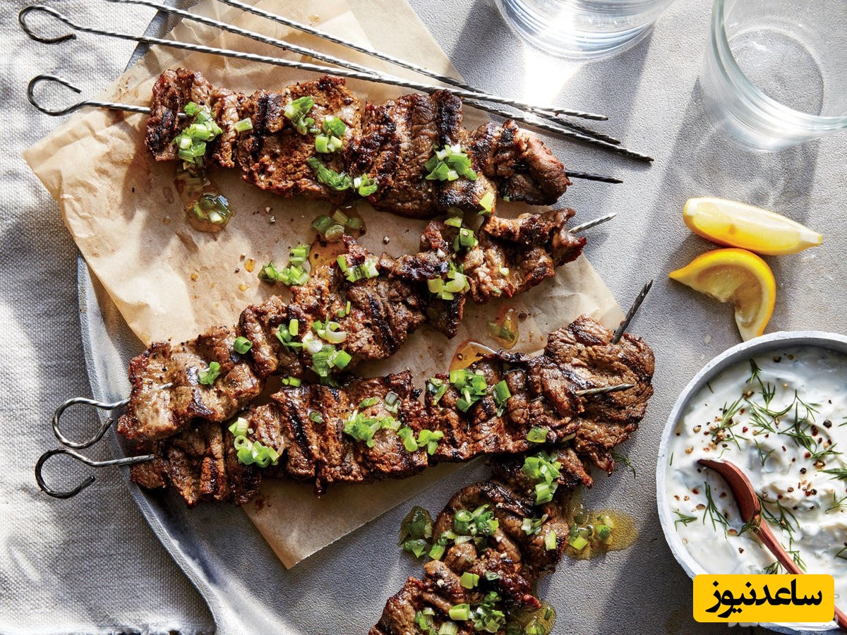 طرز تهیه و پخت کباب برگ آبدار و خوشمزه و نرم+ عکس