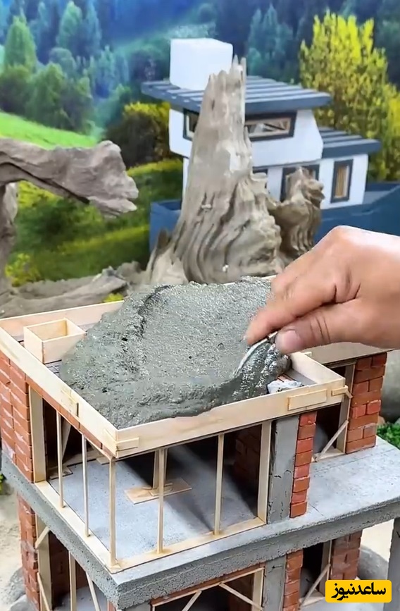 زنگ خلاقیت:مهندسی در ابعاد مینیاتوری؛ ساخت خانه‌ای واقعی با آجرهای کوچک!