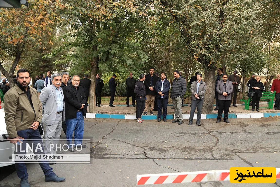 تشیع جنازه خواهر احمدی نژاد 