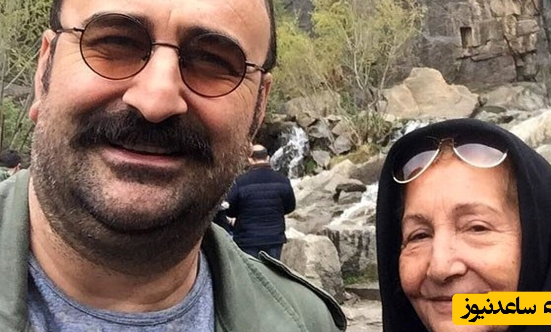 مهران احمدی و مادرش