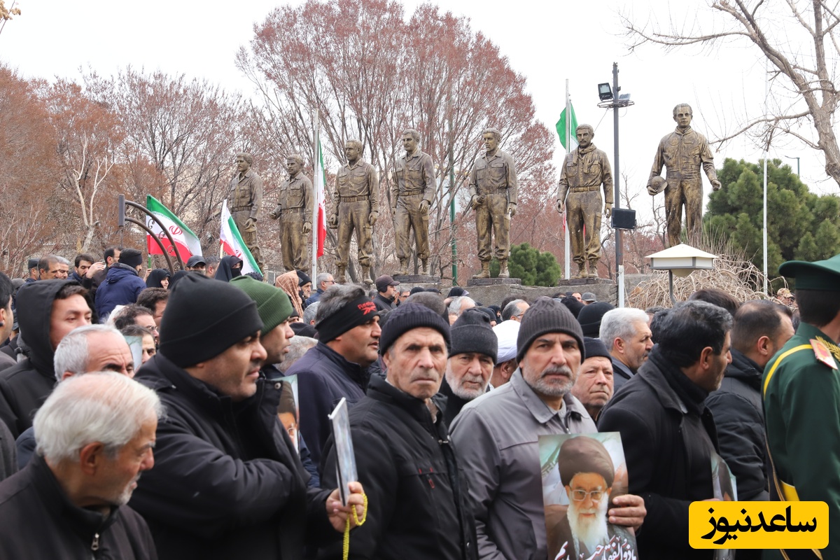 آیین تشییع پیکرهای مطهر شهدای اقتدار آذربایجان شرقی