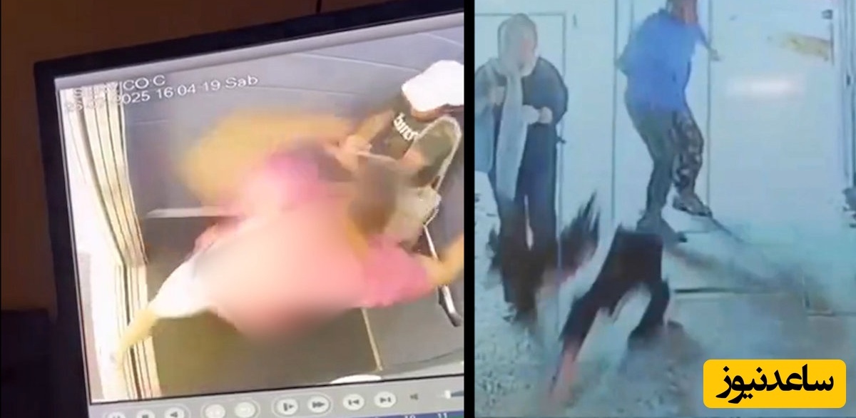 ببینید| ضرب و شتم وحشیانه یک مرد به پشت کمر دختر رهگذر جوان در گچساران / چیکار به دختر مردم داری!