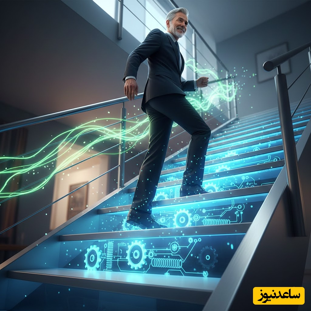 (ویدئو) معجزه مهندسی قرن رونمایی شد! /پله‌هایی که وزن شما را خنثی می‌کنند!