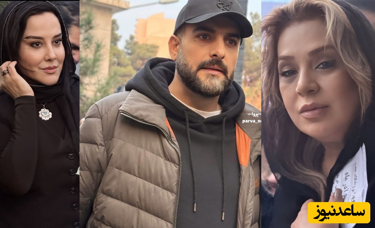 نگاهی به حضور احساسی نسرین مقانلو، آشا محرابی، حامد کمیلی، شیوا مکینیان، مازیار لرستانی، رضا ناجی و سایر هنرمندان در مراسم ختم هادی مرزبان با تیپ و استایل مشکی / روحش شاد ویادش گرامی