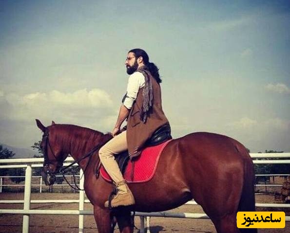 حمید هیراد اسب سواری