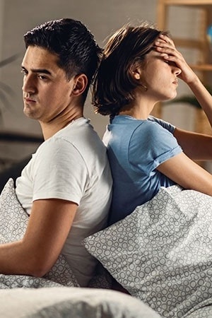 کاهش رضایت جنسی 