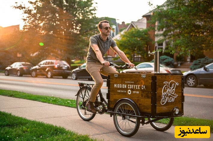 ابتکار منحصربفرد جوان تبریزی در ایجاد کافه‌ای مینیمال بر روی دوچرخه‌اش+ ویدیو/ نه مغازه، نه اجاره؛ فقط یه ایده و دو تا چرخ!👌