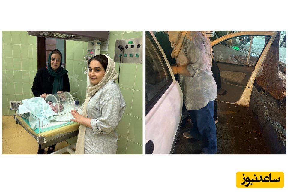 نجات جان مادر و نوزاد در خیابان امام مرند