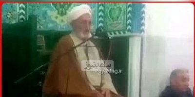 فوری: لحظه سکته قلبی یک امام جماعت بالای منبر!/افتاد...