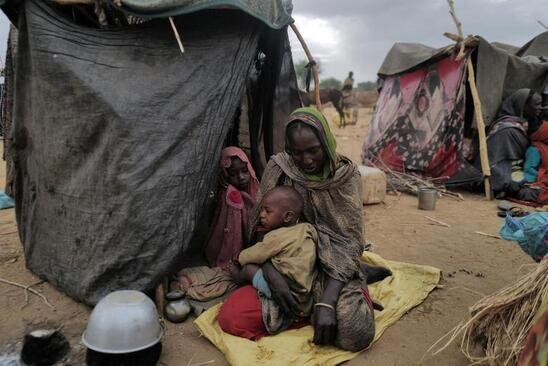 آوارگان جنگ داخلی سودان در کشور همسایه چاد/ رویترز