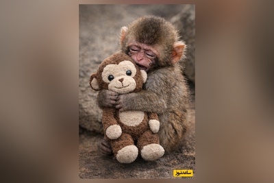 ویژه علاقه مندان به مستند حیات وحش حیوانات/ میمون کوچولوی یتیمی که تنها دلخوشیش عروسکش شد/ بمیرم برای تنهاییت😥
