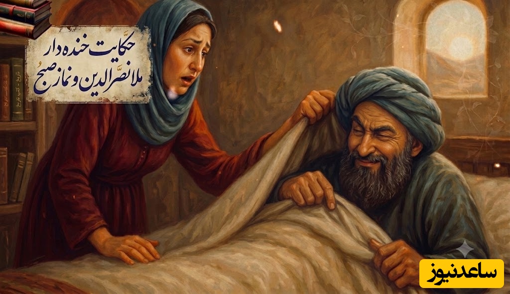 حکایت خنده‌دار ملانصرالدین و نماز صبح/ وقتی ملا واسه 5 دقیقه خواب بیشتر، کل قوانین نجوم و گردش خورشید رو فرستاد مرخصی + ویدئو